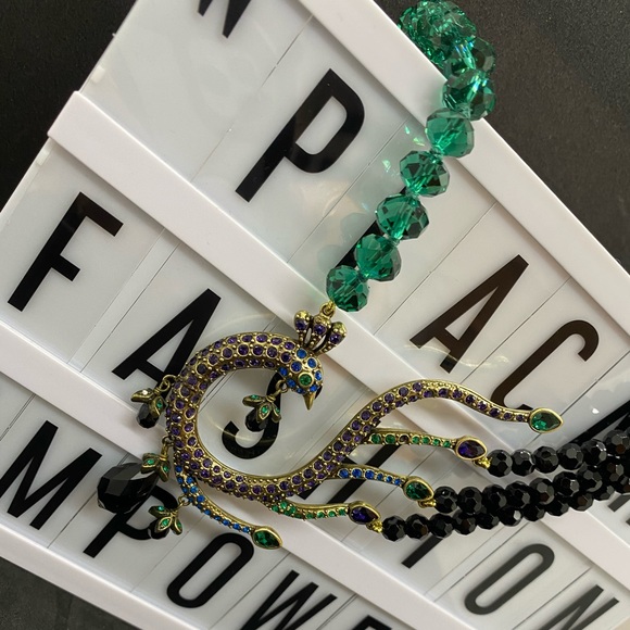 Heidi Daus Jewelry - Heidi Daus Peacock 🦚 Necklace